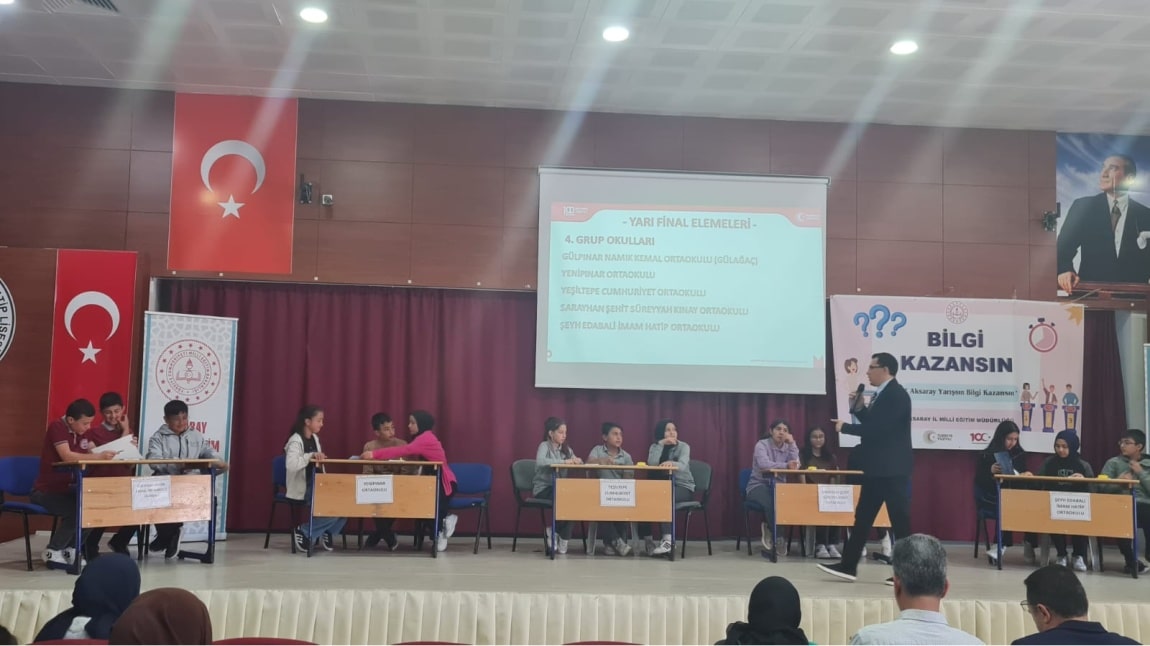 AKSARAY OKULLAR ARASI BİLGİ YARIŞMASINDA İLÇEMİZİ OKULUMUZ TEMSİL ETTİ